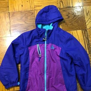 Ski Jacket Snow Outdoors Blue Kids 10-12